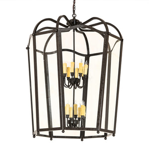 Meyda Tiffany - 270313 - 16 Light Pendant - Citadel - Bronze Over Textured Black