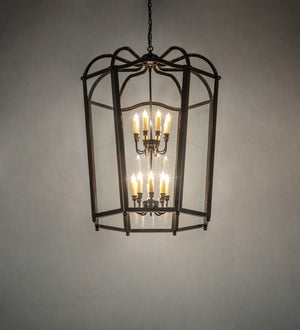 Meyda Tiffany - 270313 - 16 Light Pendant - Citadel - Bronze Over Textured Black