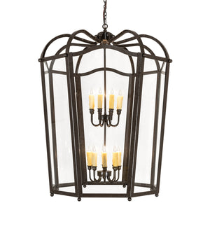 Meyda Tiffany - 270313 - 16 Light Pendant - Citadel - Bronze Over Textured Black