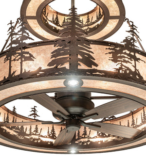 Meyda Tiffany - 266427 - 16 Light Chandel-Air - Tall Pines - Copper Vein