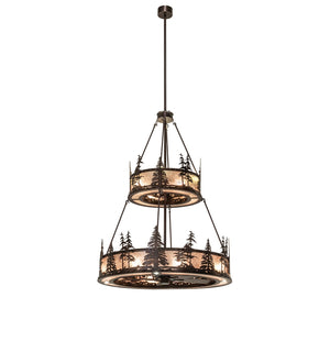 Meyda Tiffany - 266427 - 16 Light Chandel-Air - Tall Pines - Copper Vein