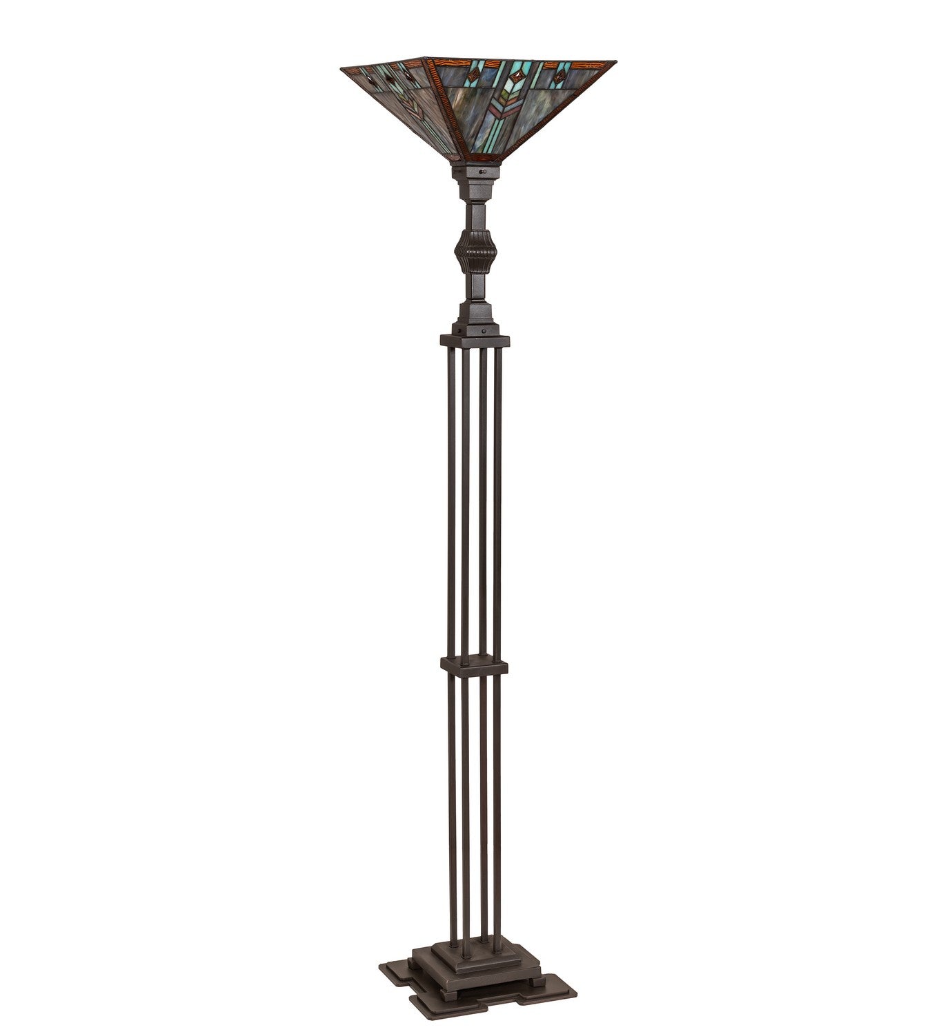 Meyda Tiffany - 266953 - One Light Torchiere - Prairie Wheat