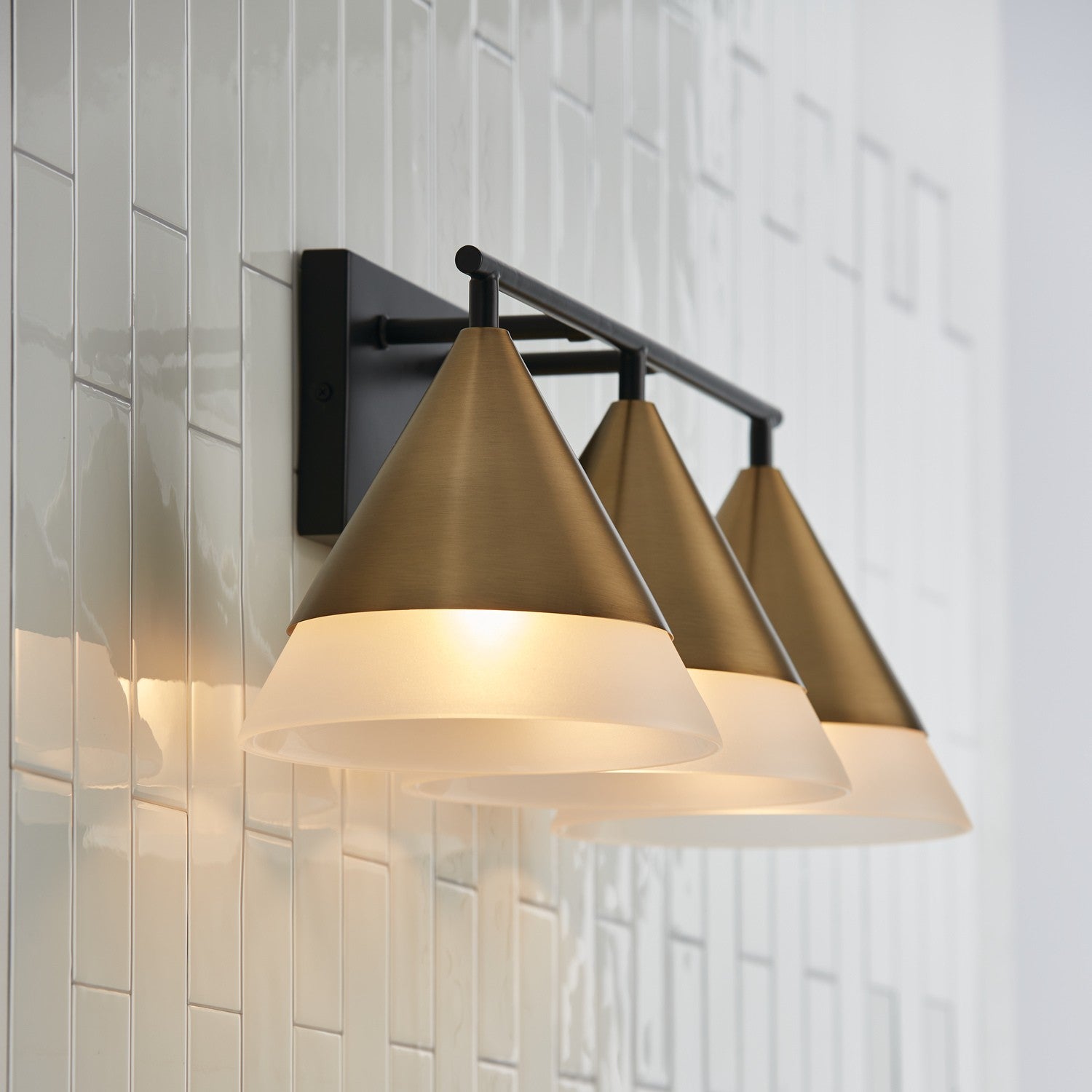 Capital Lighting - 151931AB - Three Light Vanity - Avant - Aged Brass and Black