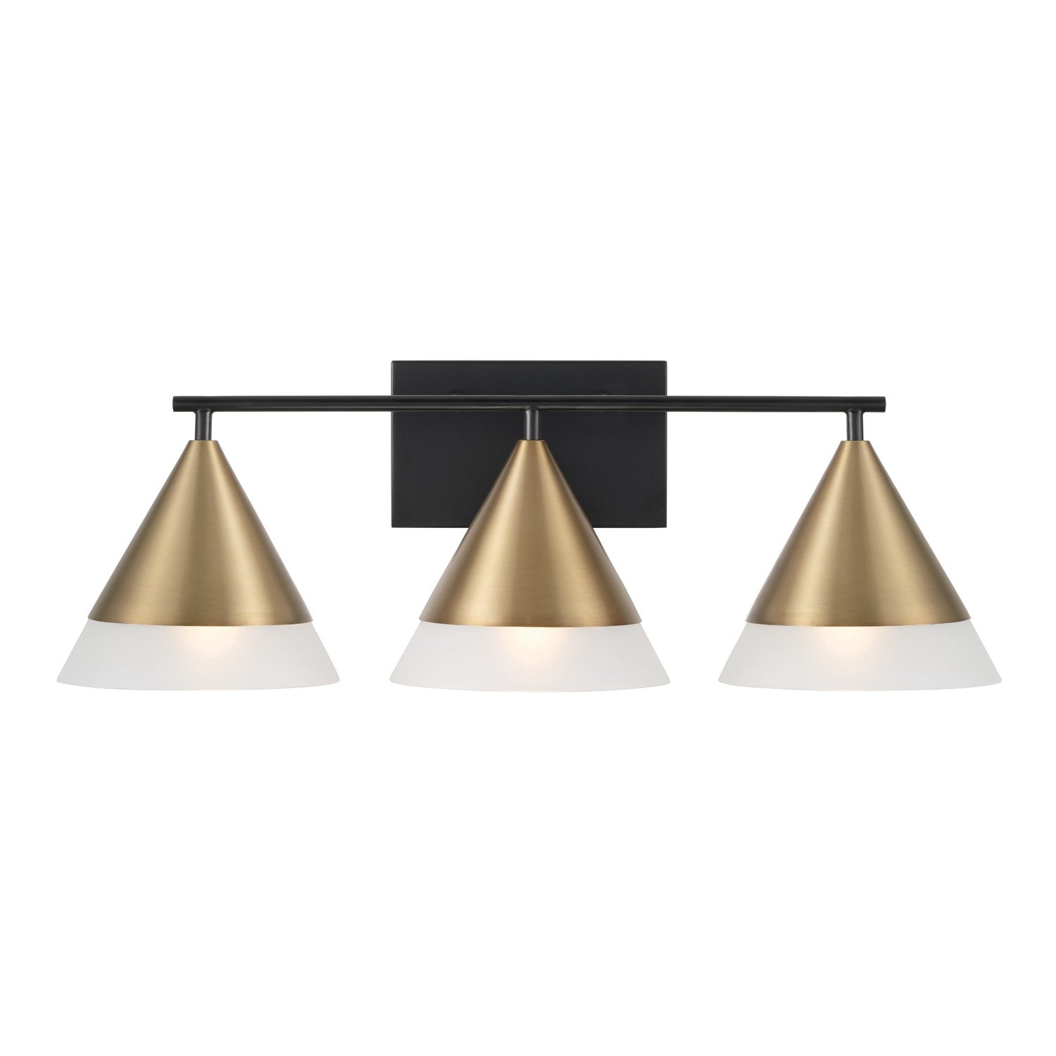 Capital Lighting - 151931AB - Three Light Vanity - Avant - Aged Brass and Black