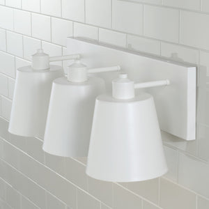 Capital Lighting - 151331WE - Three Light Vanity - Alden - Matte White