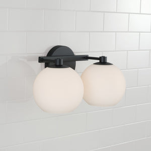 Capital Lighting - 152121MB-548 - Two Light Vanity - Ansley - Matte Black