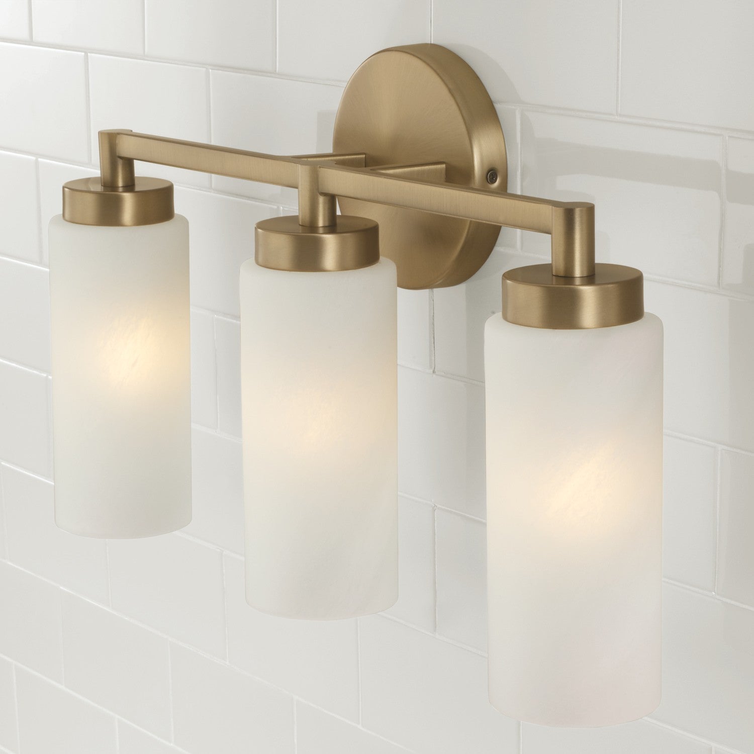 Capital Lighting - 151731AD - Three Light Vanity - Alyssa - Aged Brass