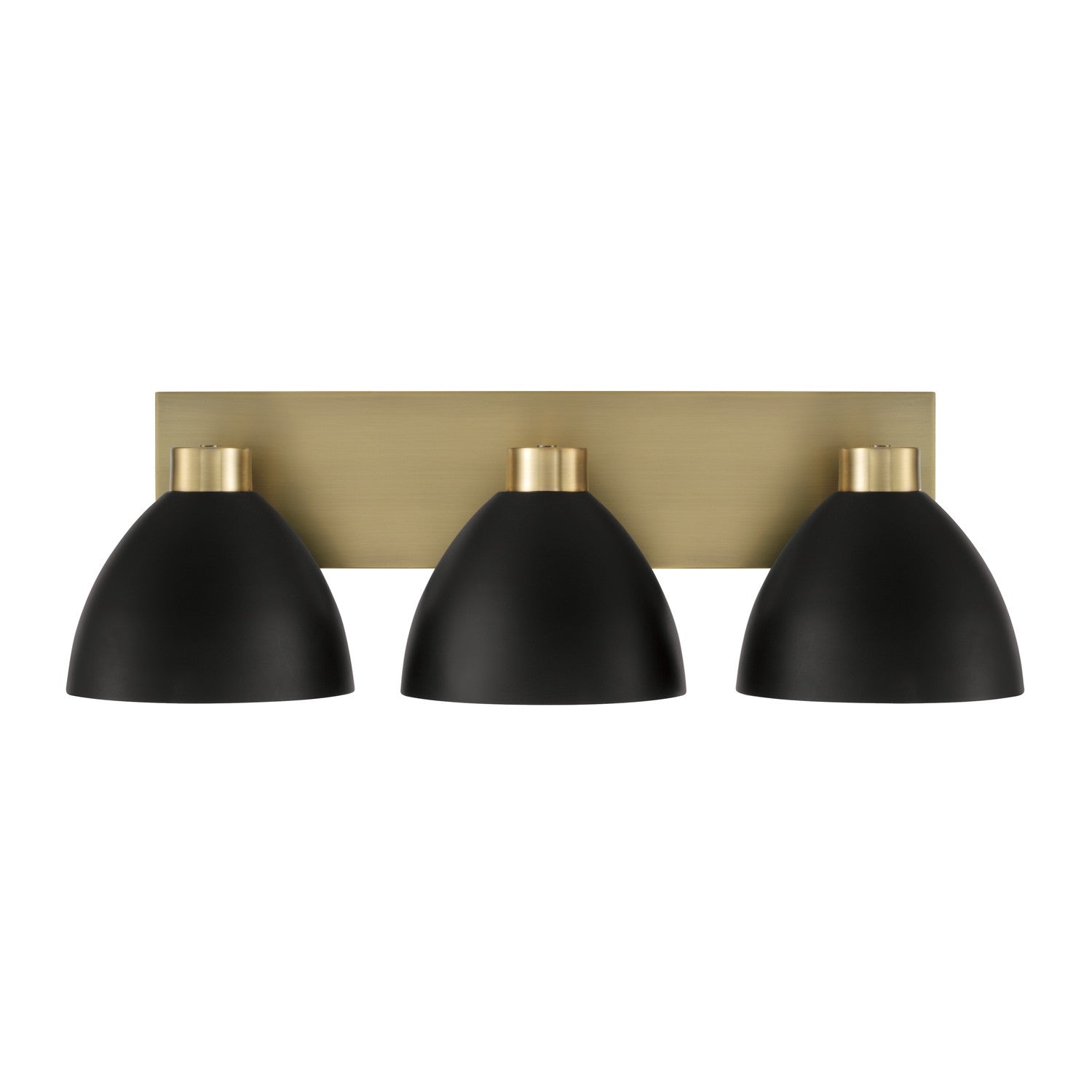 Capital Lighting - 152031AB - Three Light Vanity - Ross - Aged Brass and Black