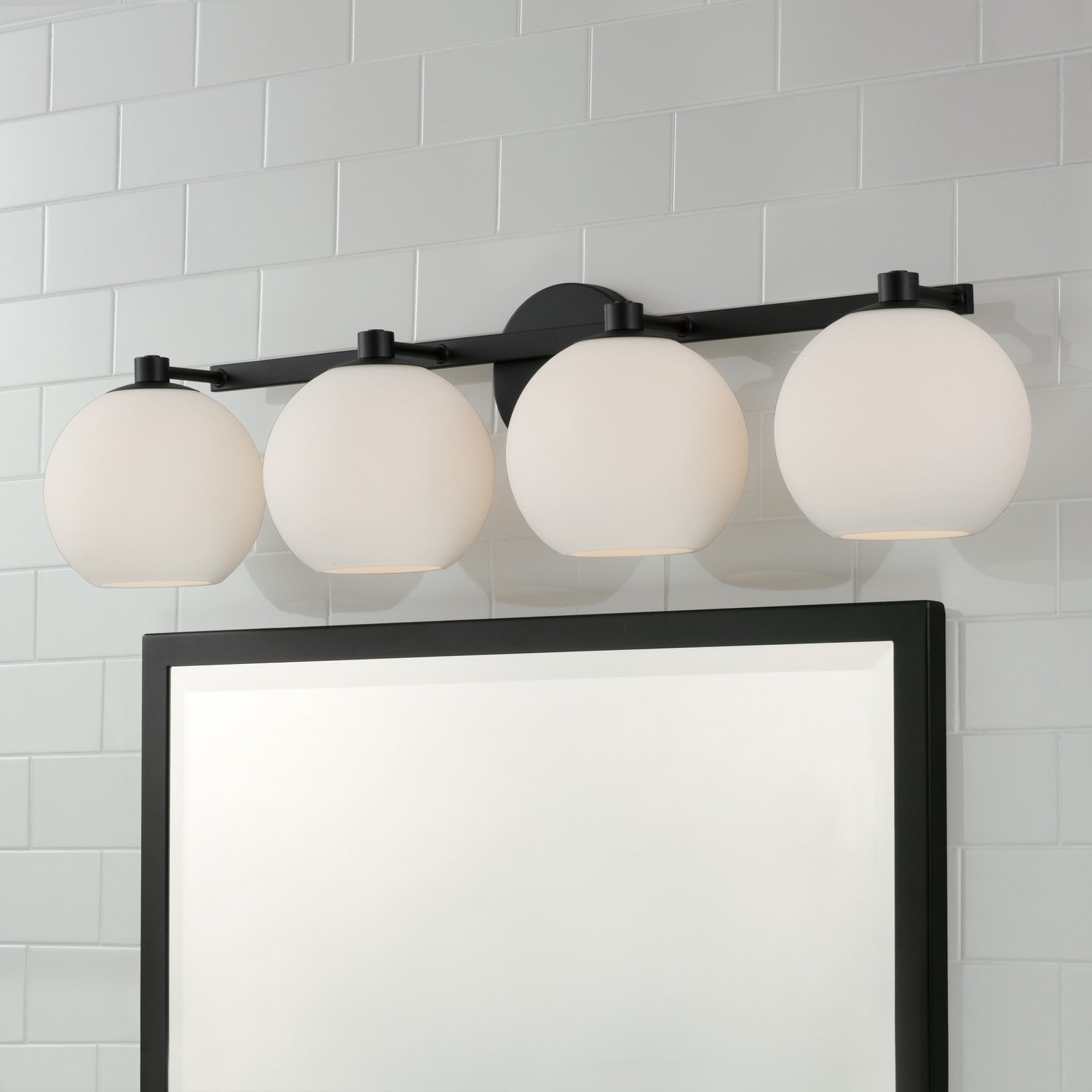 Capital Lighting - 152141MB-548 - Four Light Vanity - Ansley - Matte Black