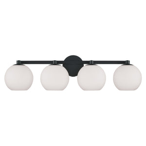 Capital Lighting - 152141MB-548 - Four Light Vanity - Ansley - Matte Black