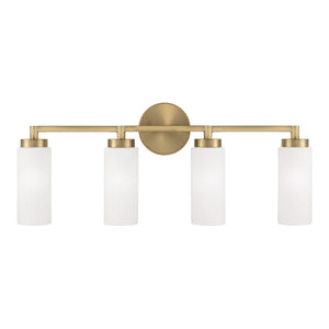 Capital Lighting - 151741AD - Four Light Vanity - Alyssa - Aged Brass