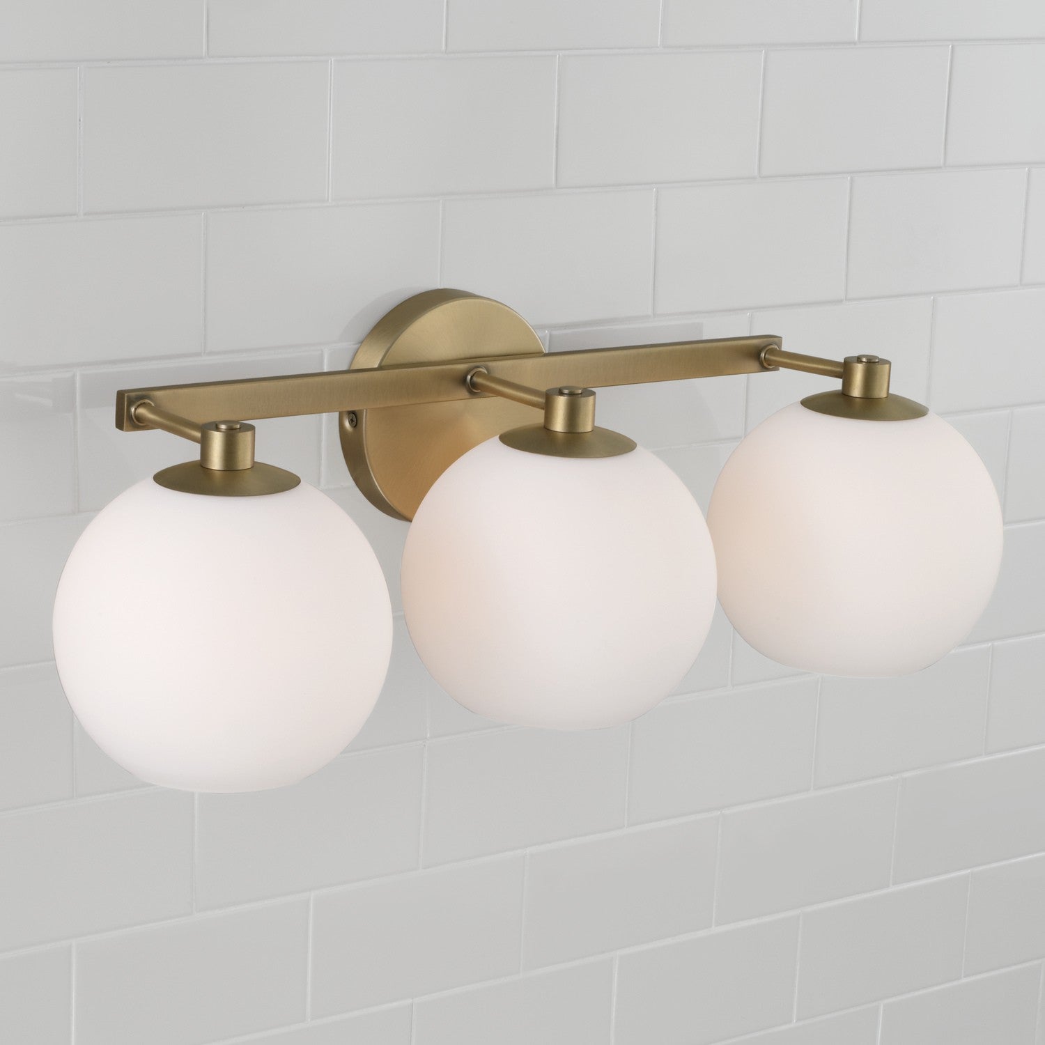 Capital Lighting - 152131AD-548 - Three Light Vanity - Ansley - Aged Brass