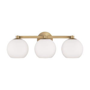 Capital Lighting - 152131AD-548 - Three Light Vanity - Ansley - Aged Brass