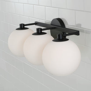 Capital Lighting - 152131MB-548 - Three Light Vanity - Ansley - Matte Black