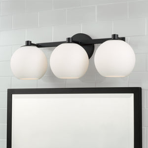 Capital Lighting - 152131MB-548 - Three Light Vanity - Ansley - Matte Black