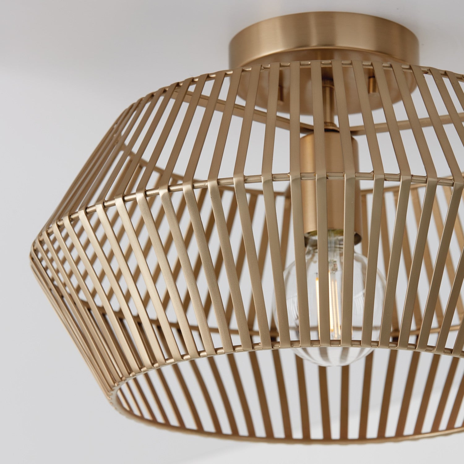 Capital Lighting - 230311MA - One Light Semi Flush Mount - Kaiya - Matte Brass