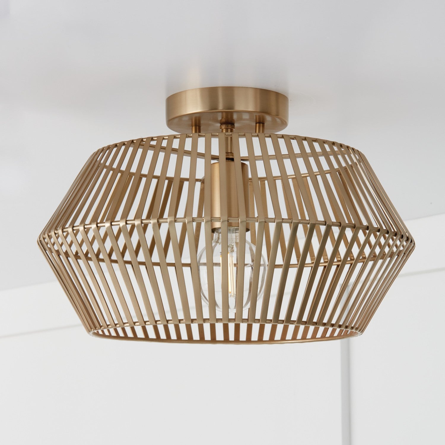 Capital Lighting - 230311MA - One Light Semi Flush Mount - Kaiya - Matte Brass