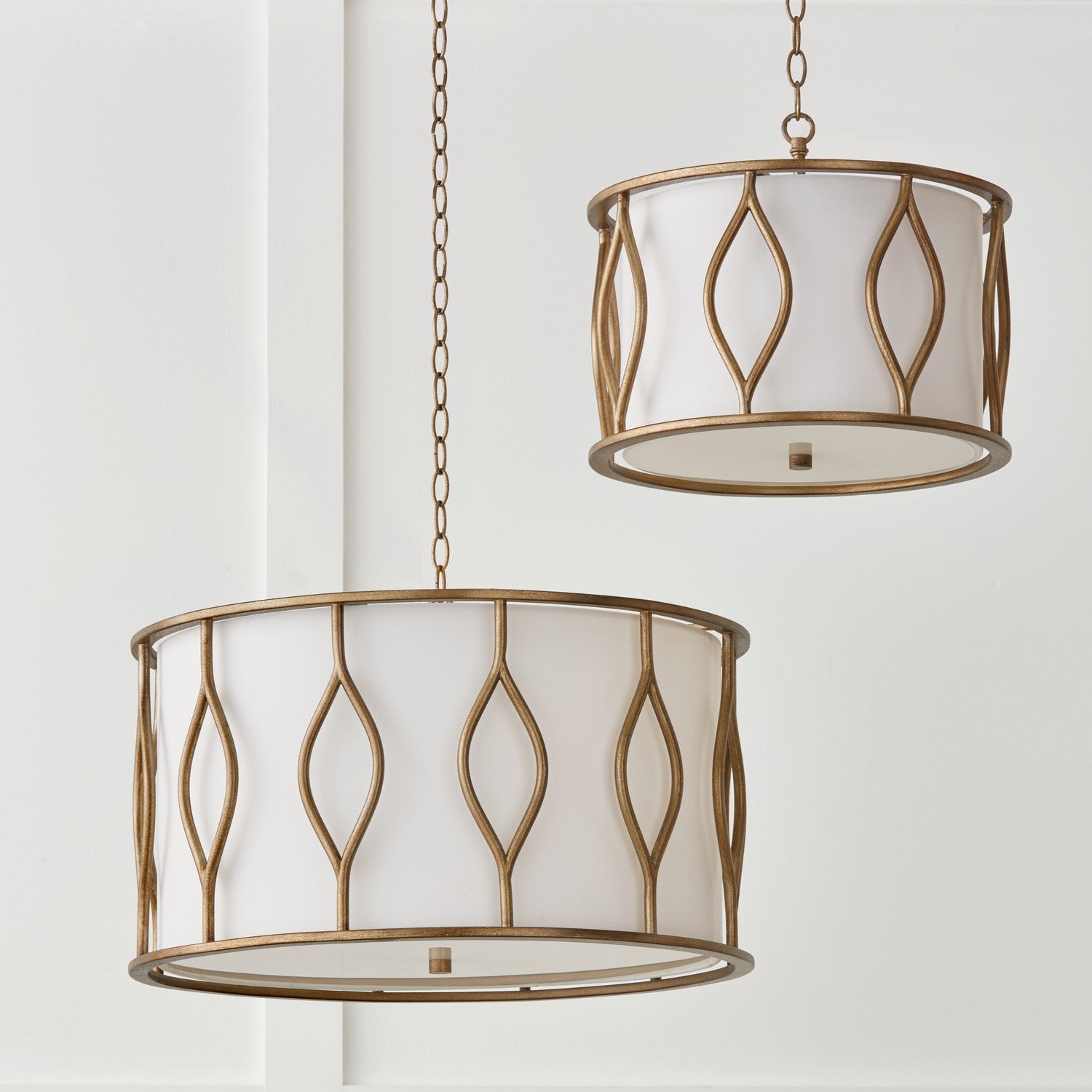 Capital Lighting - 252531ML - Three Light Semi Flush Mount - Cohen - Mystic Luster