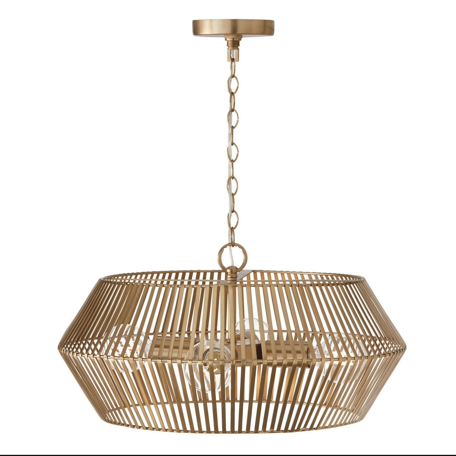 Capital Lighting - 330341MA - Four Light Pendant - Kaiya - Matte Brass