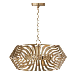 Capital Lighting - 330341MA - Four Light Pendant - Kaiya - Matte Brass