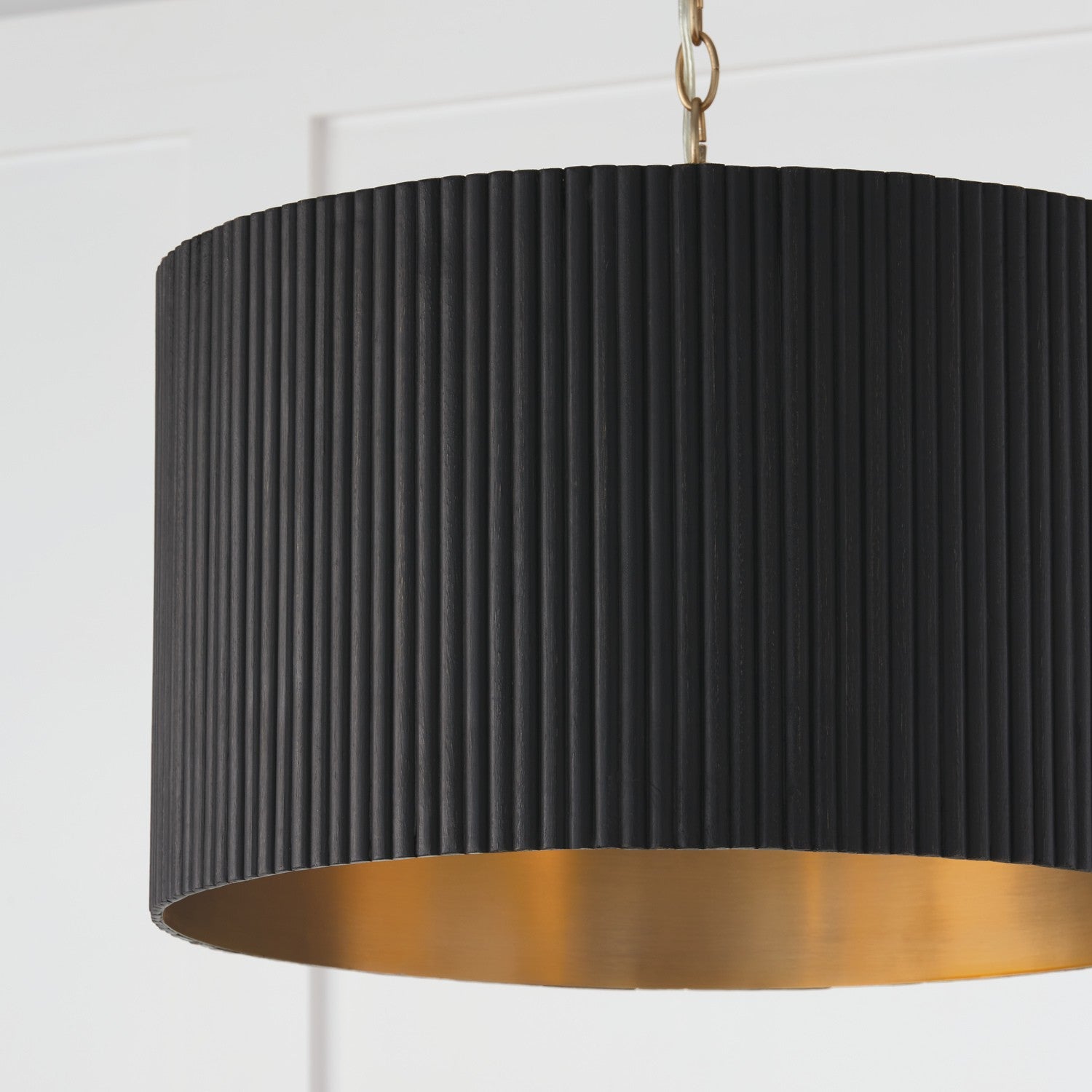 Capital Lighting - 350741KR - Three Light Pendant - Donovan - Black Stain and Matte Brass