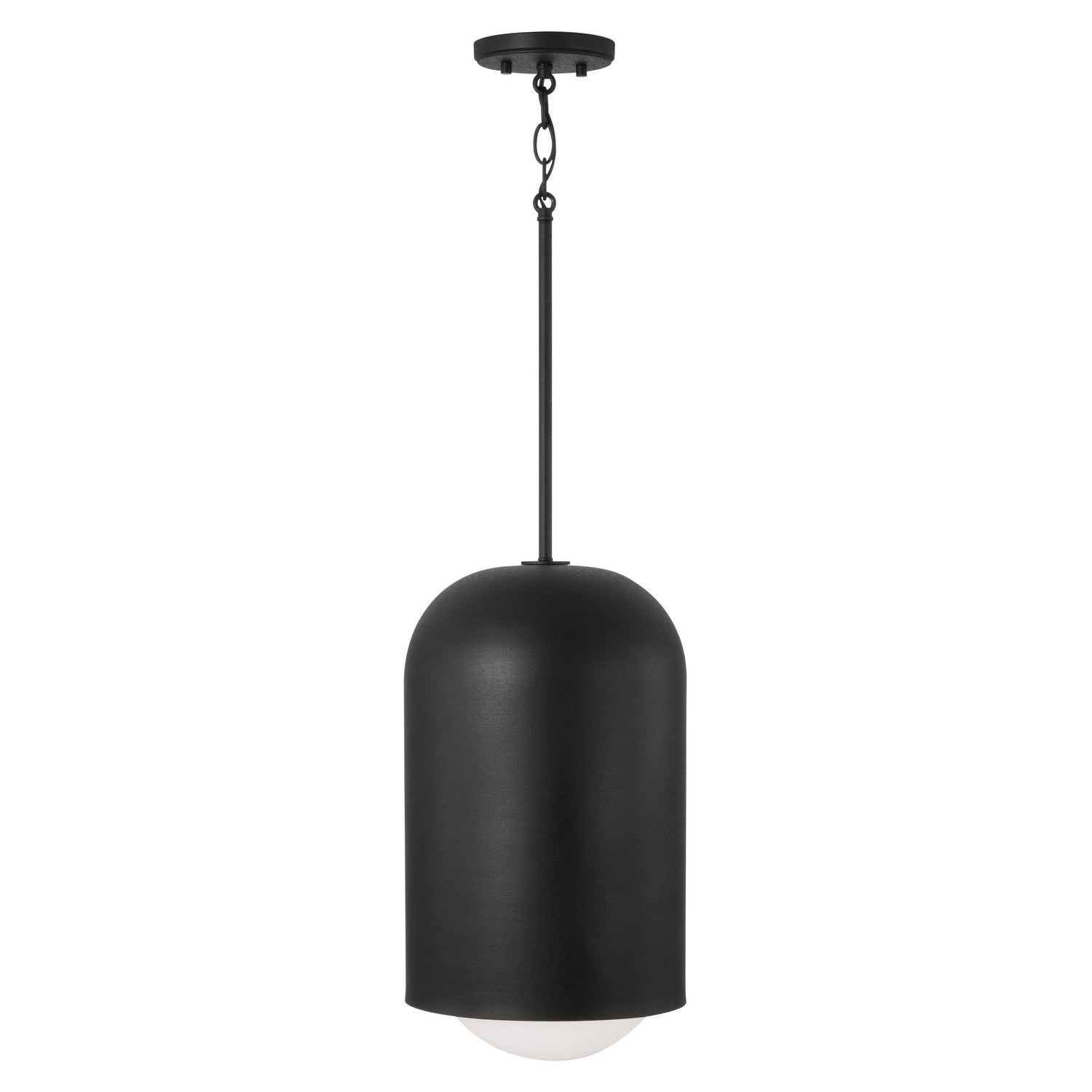 Capital Lighting - 351612BI - One Light Pendant - Dolby - Black Iron