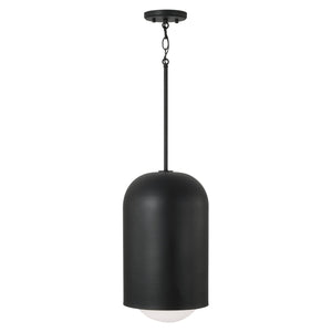 Capital Lighting - 351612BI - One Light Pendant - Dolby - Black Iron