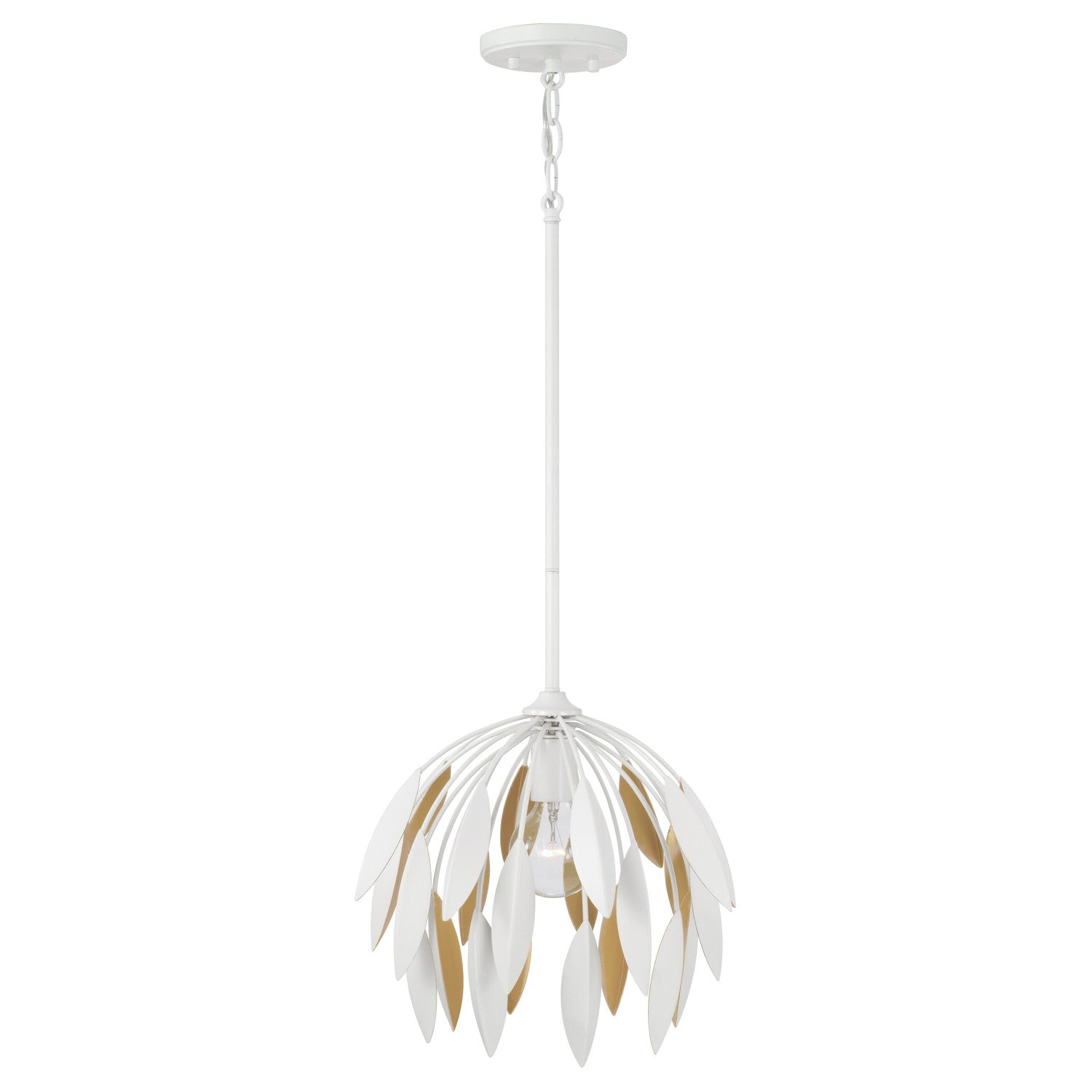 Capital Lighting - 351811WE - One Light Pendant - Margeaux - Matte White