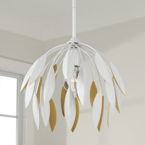 Capital Lighting - 351811WE - One Light Pendant - Margeaux - Matte White