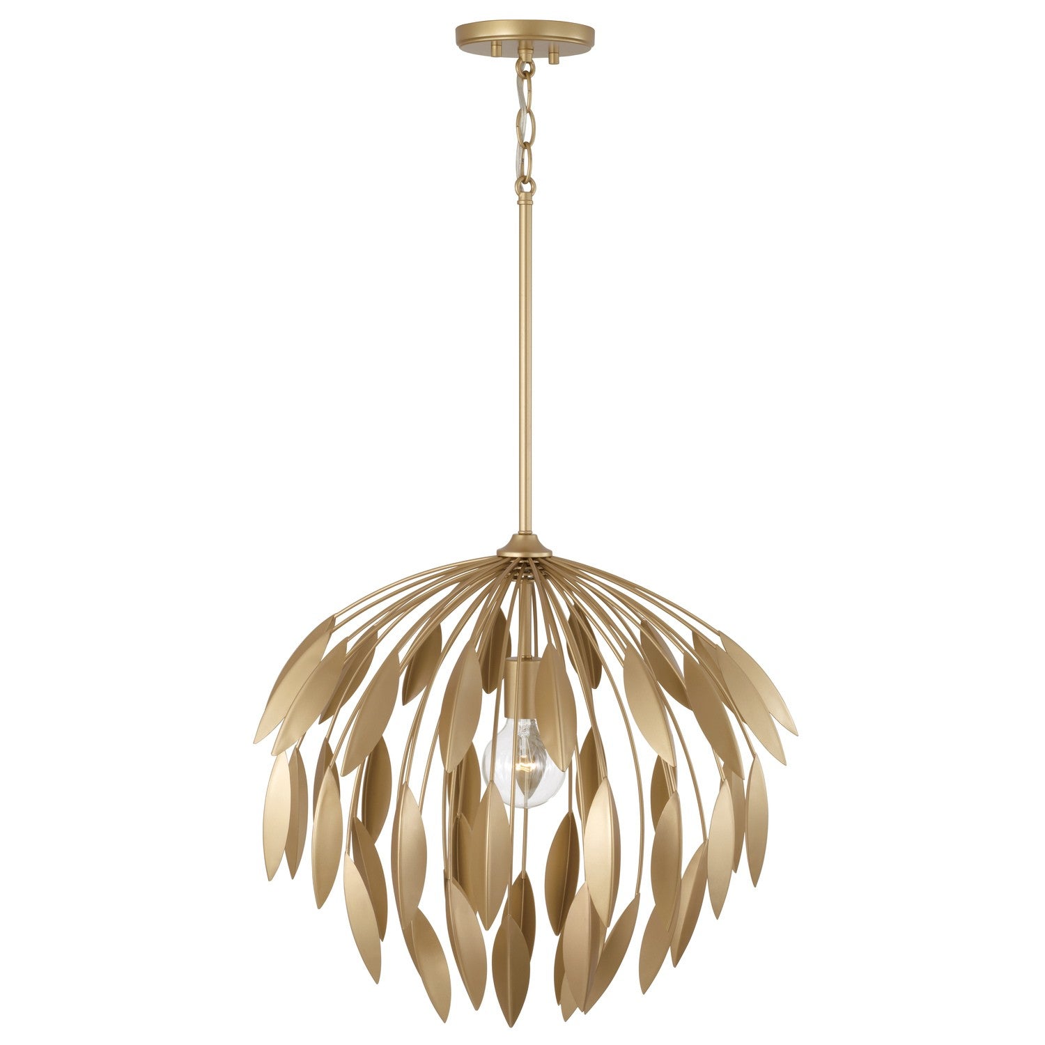 Capital Lighting - 351812GF - One Light Pendant - Margeaux - Buffed Gold