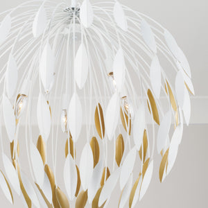 Capital Lighting - 351851WE - Five Light Pendant - Margeaux - Matte White