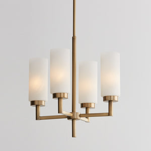Capital Lighting - 351741AD - Four Light Pendant - Alyssa - Aged Brass