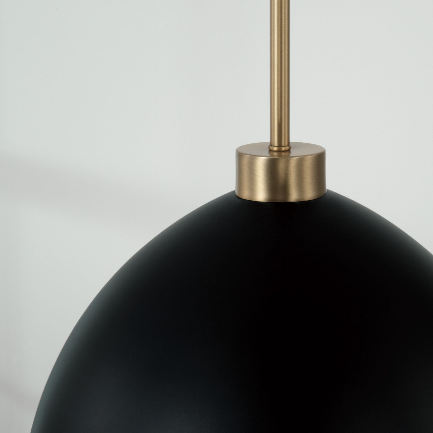 Capital Lighting - 352011AB - One Light Pendant - Ross - Aged Brass and Black