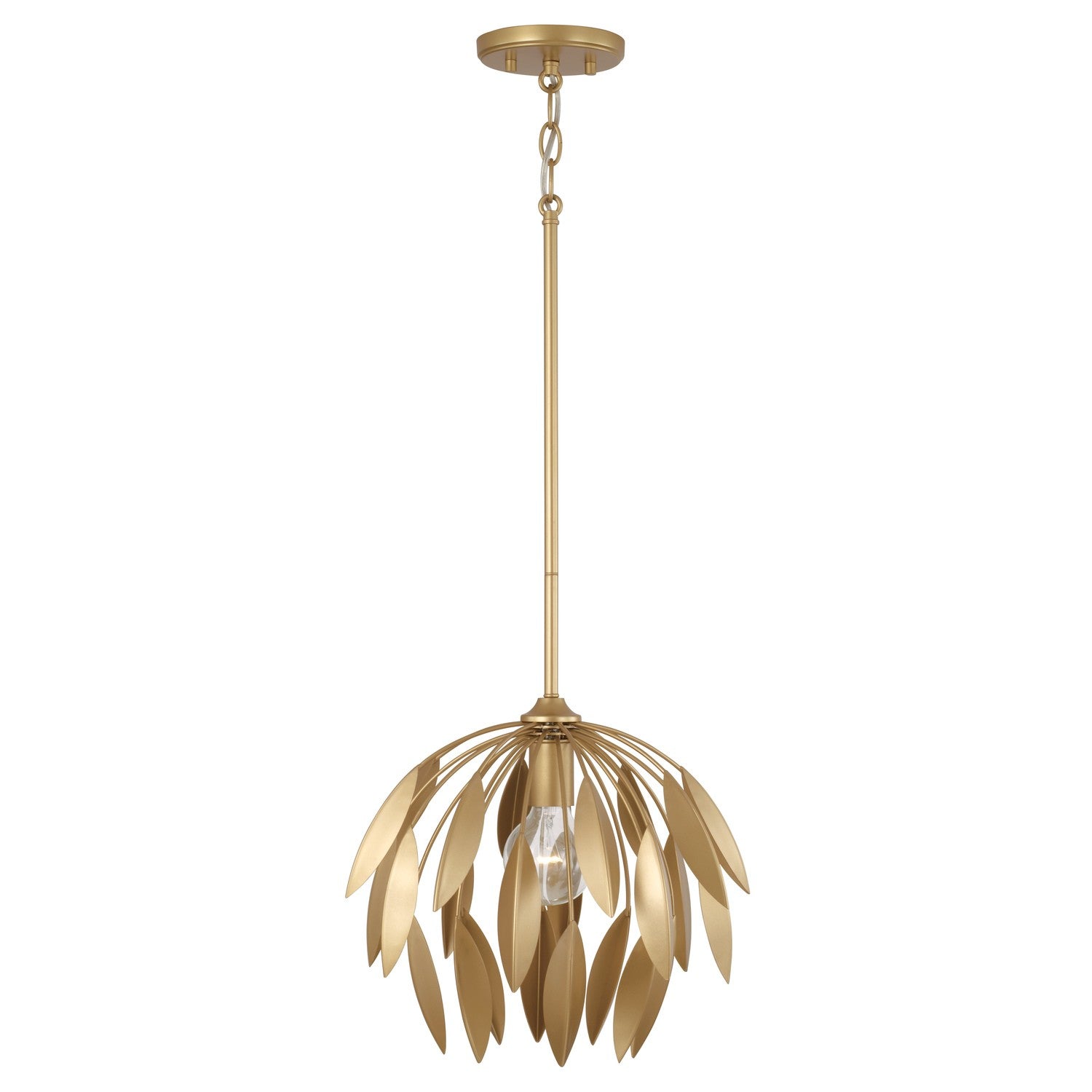 Capital Lighting - 351811GF - One Light Pendant - Margeaux - Buffed Gold
