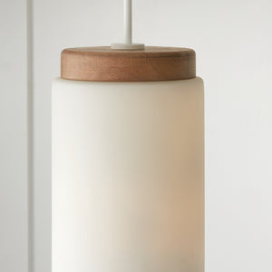 Capital Lighting - 350911LT - One Light Pendant - Liam - Light Wood and White