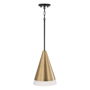 Capital Lighting - 351911AB - One Light Pendant - Avant - Aged Brass and Black