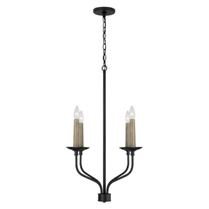 Capital Lighting - 451541MB - Four Light Chandelier - Wilder - Matte Black