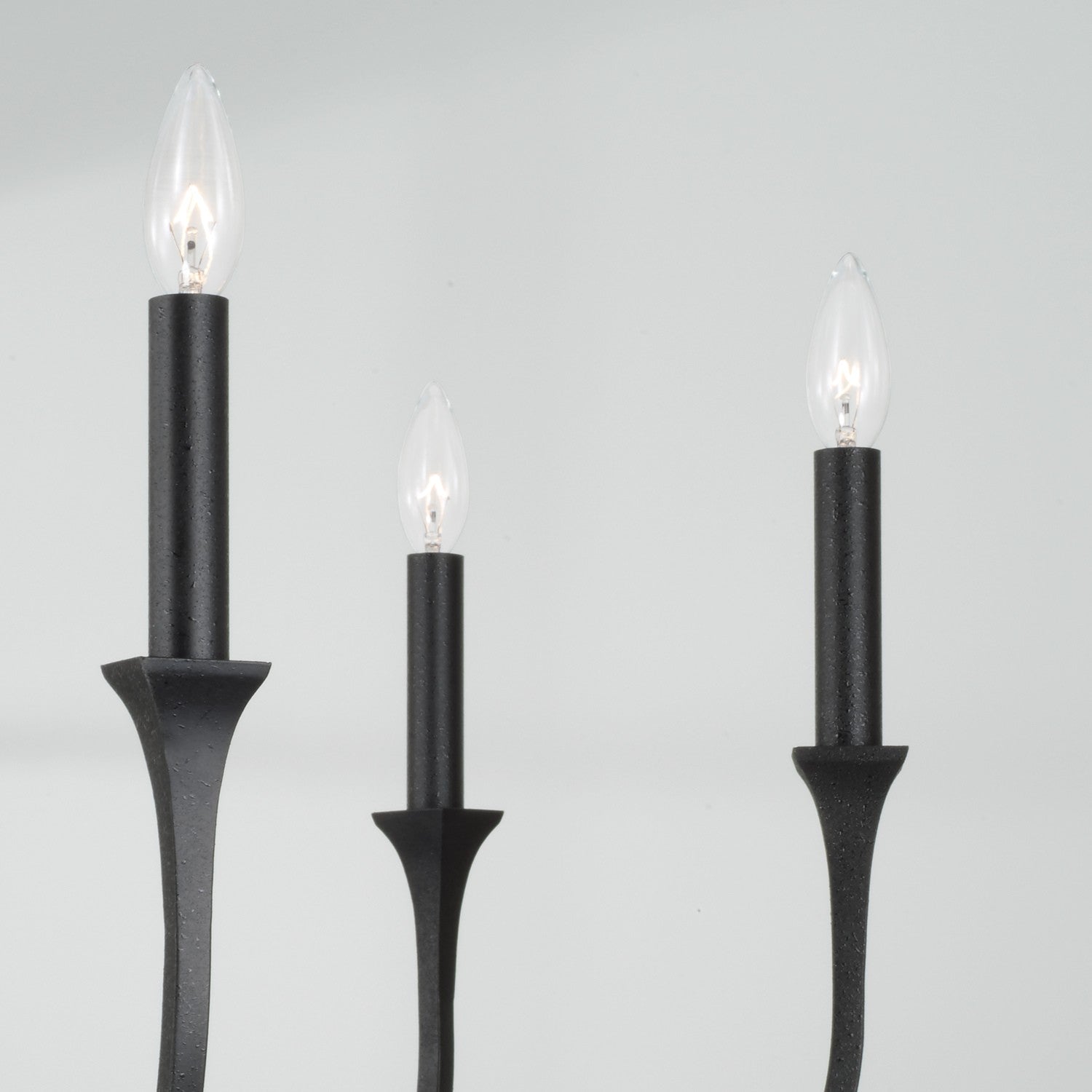 Capital Lighting - 452361BI - Six Light Chandelier - Decklan - Black Iron