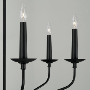 Capital Lighting - 451561MB - Six Light Chandelier - Wilder - Matte Black