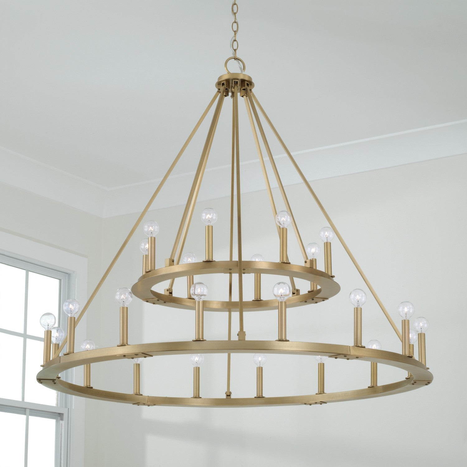 Capital Lighting - 4910AD - 24 Light Chandelier - Pearson - Aged Brass