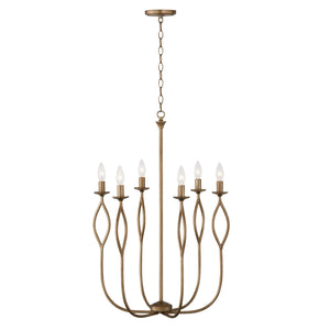 Capital Lighting - 452561ML - Six Light Chandelier - Cohen - Mystic Luster