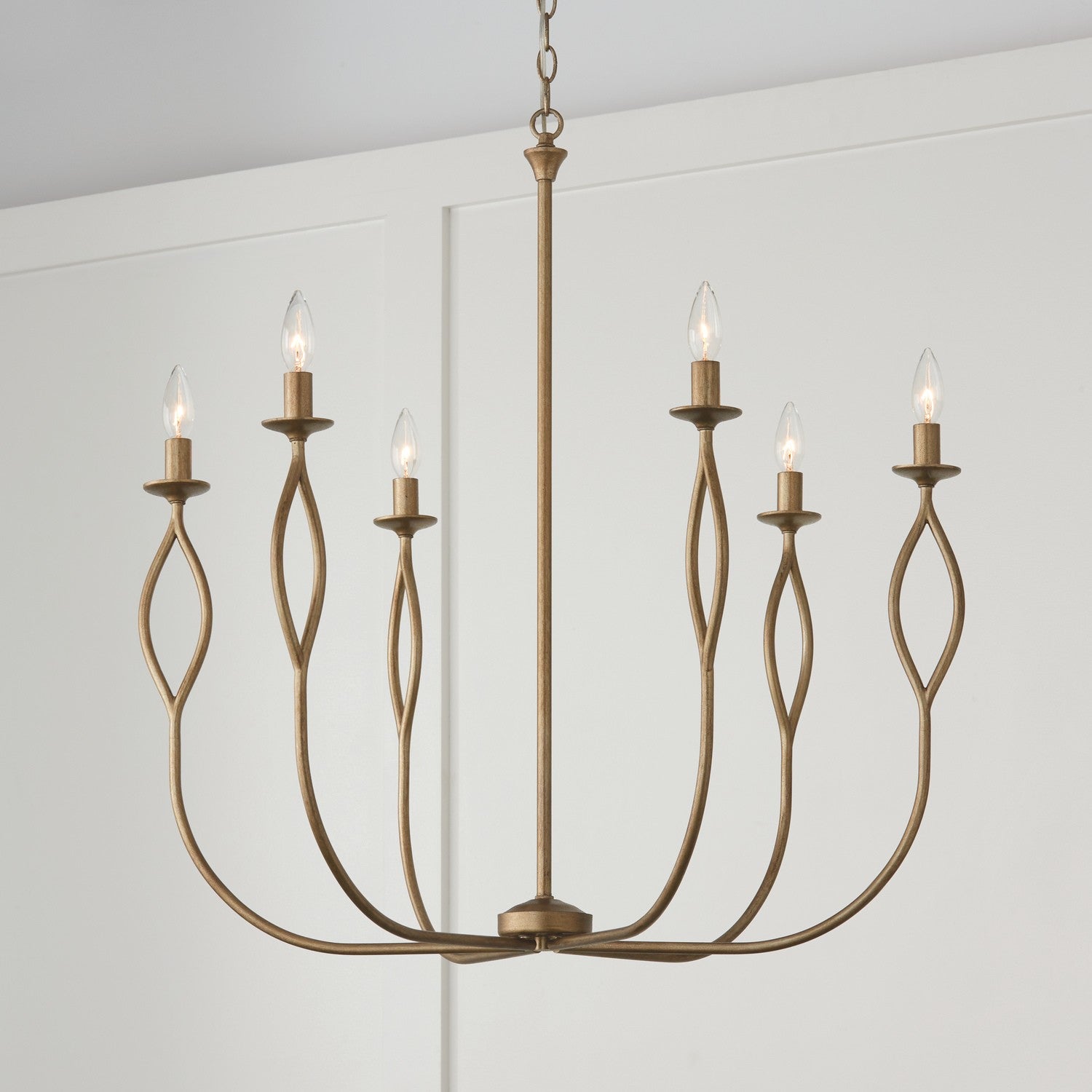 Capital Lighting - 452562ML - Six Light Chandelier - Cohen - Mystic Luster