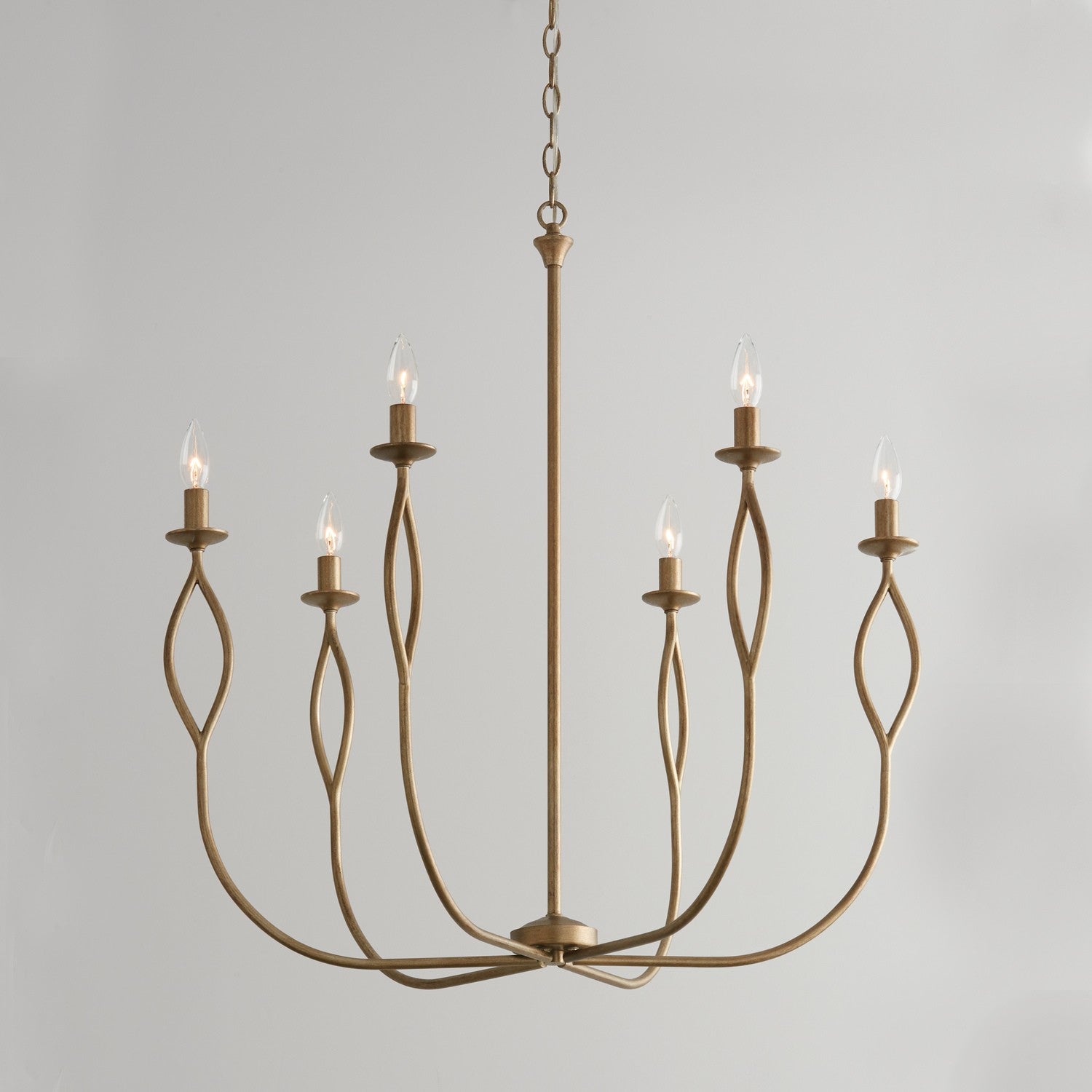 Capital Lighting - 452562ML - Six Light Chandelier - Cohen - Mystic Luster
