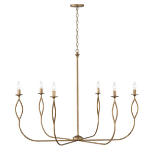 Capital Lighting - 452563ML - Six Light Chandelier - Cohen - Mystic Luster