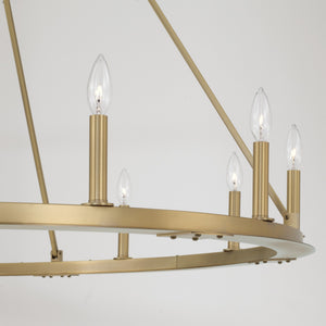 Capital Lighting - 4912AD - 12 Light Chandelier - Pearson - Aged Brass