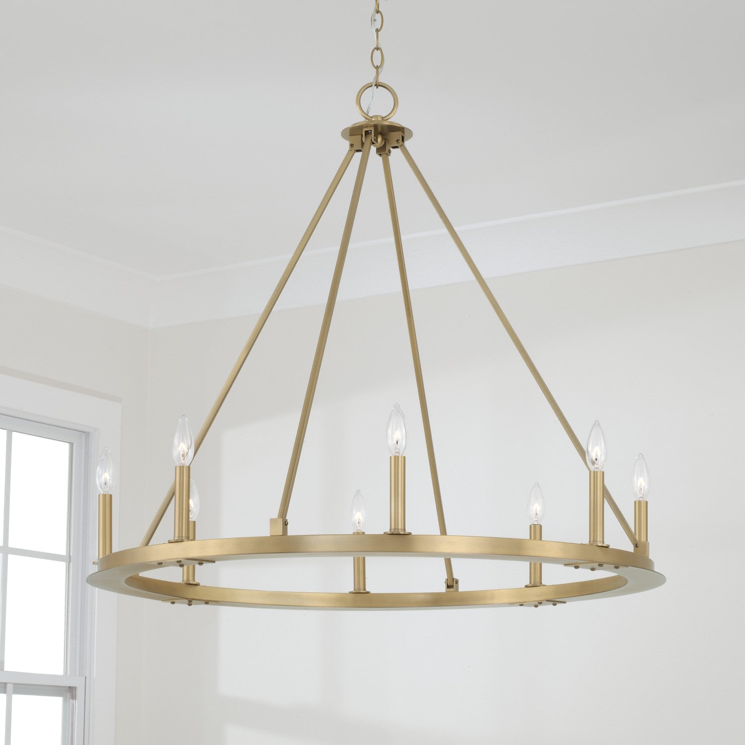 Capital Lighting - 4918AD - Eight Light Chandelier - Pearson - Aged Brass