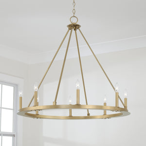 Capital Lighting - 4918AD - Eight Light Chandelier - Pearson - Aged Brass