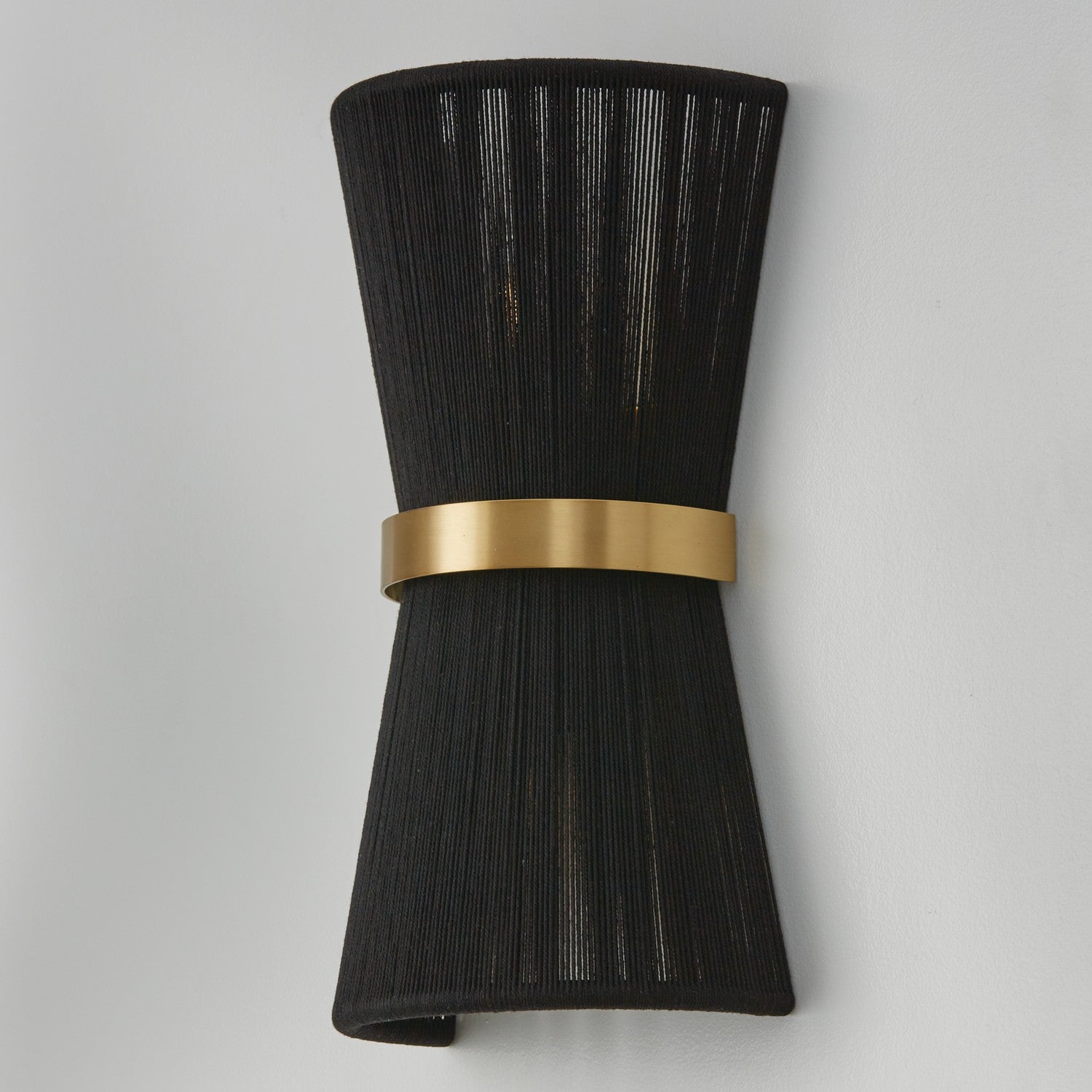Capital Lighting - 641221KP - Two Light Wall Sconce - Cecilia - Black Rope and Patinaed Brass