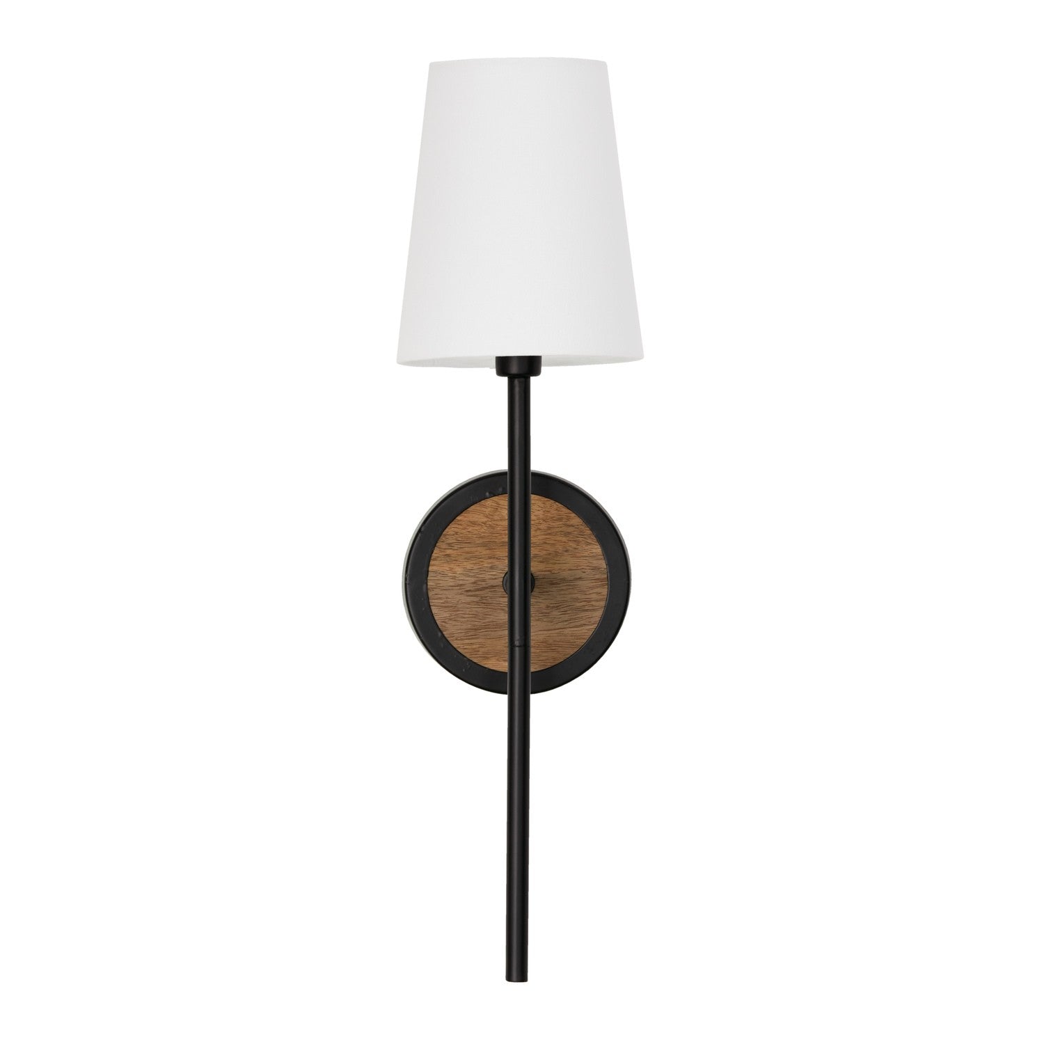 Capital Lighting - 650811WK-709 - One Light Wall Sconce - Jonah - Light Wood and Matte Black