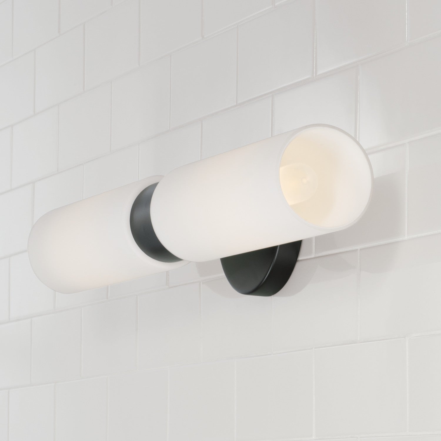 Capital Lighting - 652621MB - Two Light Wall Sconce - Theo - Matte Black